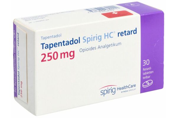 Tapentadol Spirig HC retard cpr ret 250 mg 30 pce