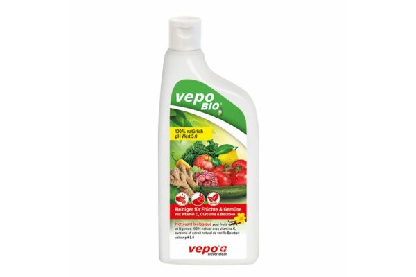 Vepo nettoyant bio pour fruits et légumes au curcuma et à la vitamine C fl 300 ml