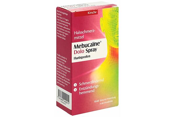 Mebucaïne Dolo Spray 8.75 mg Fl 15 ml