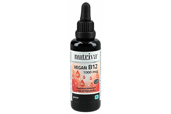 nutriva Vegan B12 Tropfen 1000 mcg Glasfl 30 ml