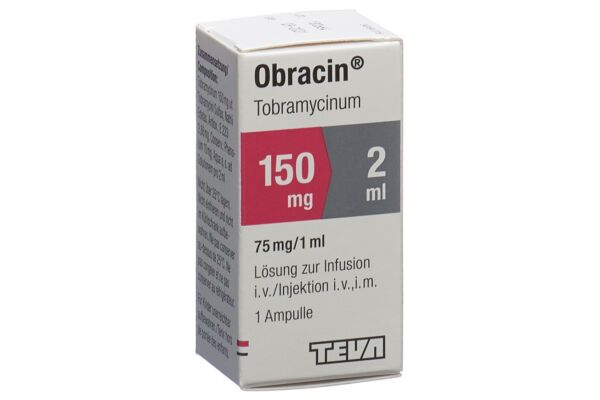 Obracin Inj Lös 150 mg/2ml Durchstf 2 ml