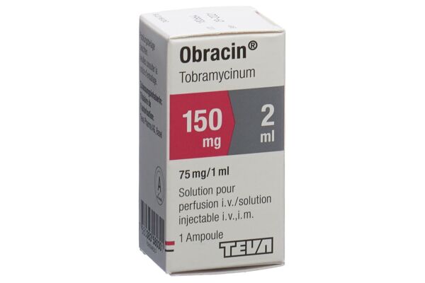 Obracin Inj Lös 150 mg/2ml Durchstf 2 ml