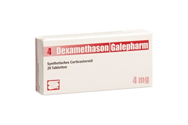 Dexamethason Galepharm Tabl 4 mg 20 Stk