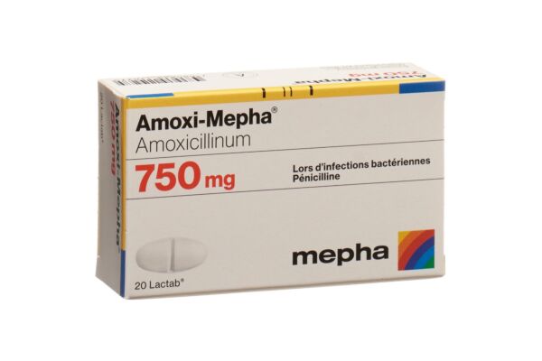 Amoxi-Mepha Lactab 750 mg 20 Stk