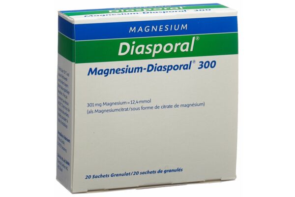 Magnesium Diasporal gran 300 mg sach 20 pce