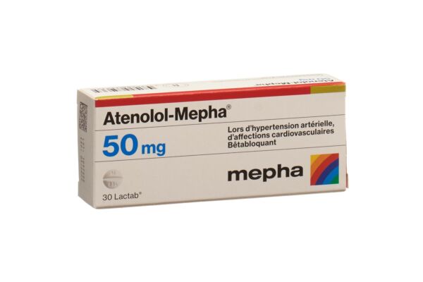 Atenolol-Mepha Lactab 50 mg 30 Stk