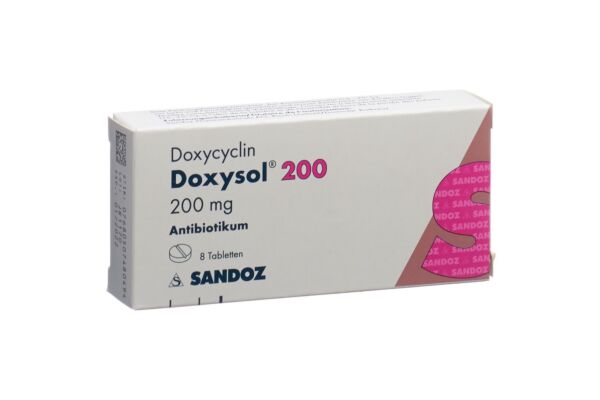 Doxysol Tabl 200 mg 8 Stk