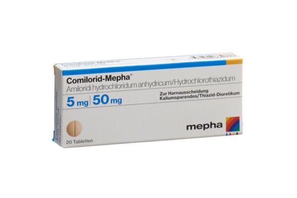 Comilorid-Mepha Tabl 5/50 20 Stk