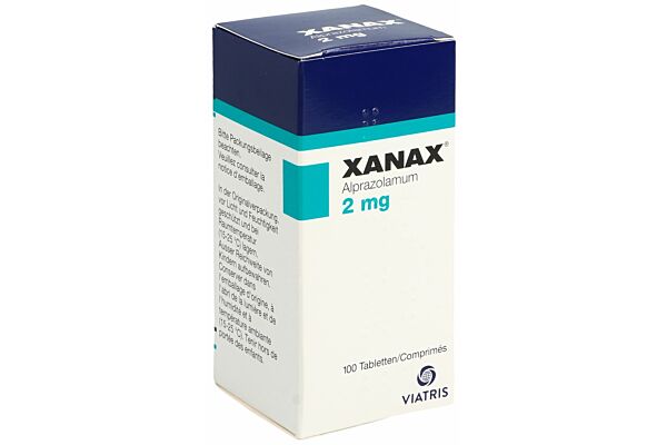 Xanax cpr 2 mg bte 100 pce