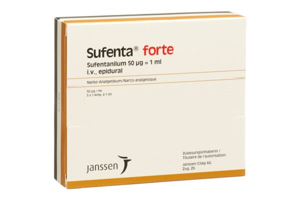 Sufenta forte sol inj 50 mcg/ml 5 amp 1 ml