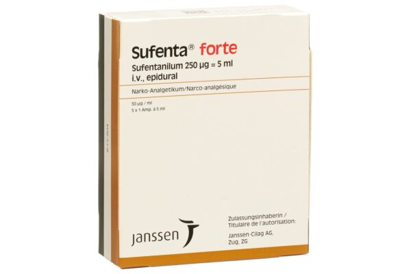 Sufenta forte sol inj 250 mcg/5ml 5 amp 5 ml