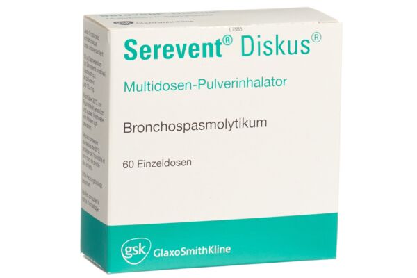 Serevent Diskus Multidos Inh Plv 50 mcg 60 Dos