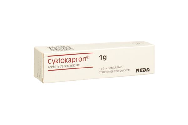 Cyklokapron Brausetabl 1 g Ds 16 Stk