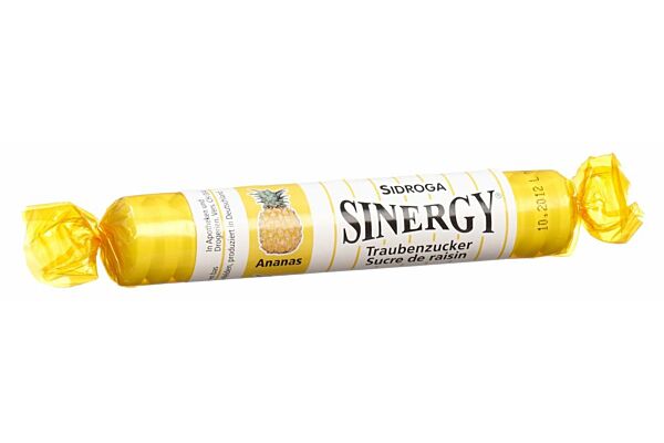 Sinergy sucre de raisin ananas rouleau 40 g