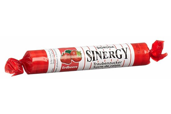 Sinergy Traubenzucker Erdbeere Rolle 40 g