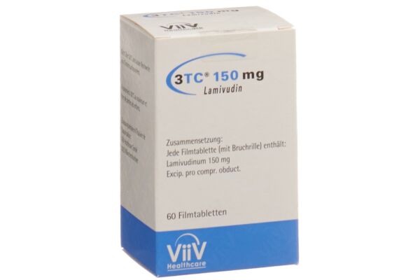 3TC Filmtabl 150 mg Ds 60 Stk