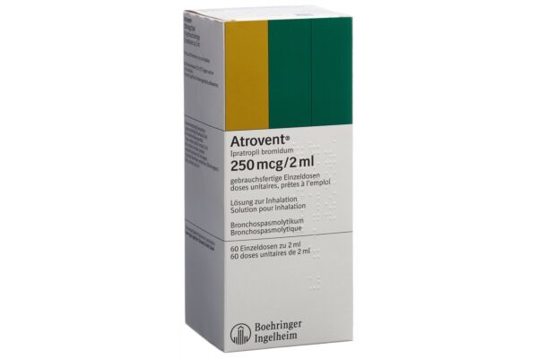 Atrovent sol inhal 250 mcg/2ml 60 monodos 2 ml