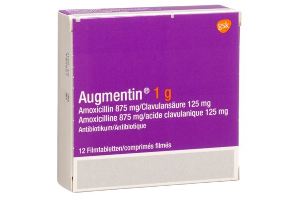 Augmentin Filmtabl 1 g Erw 12 Stk