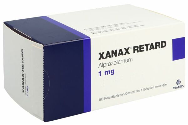 Xanax retard Ret Tabl 1 mg 100 Stk