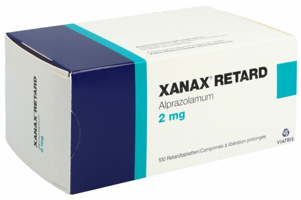 Xanax retard Ret Tabl 2 mg 100 Stk