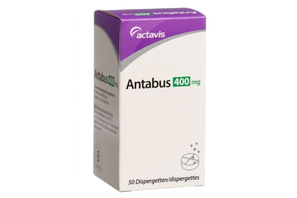 Antabus Dispergetten Tabl 400 mg Ds 50 Stk