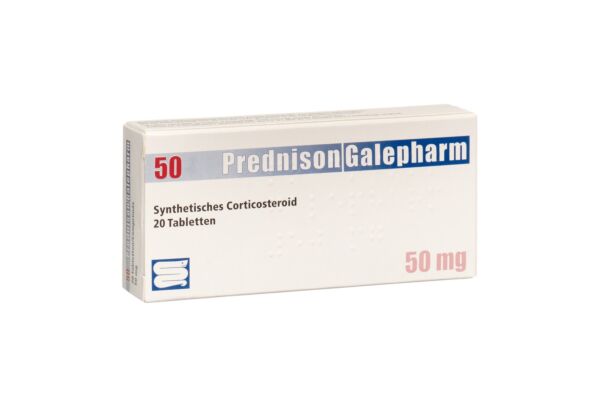 Prednison Galepharm Tabl 50 mg 20 Stk