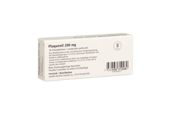 Plaquenil Filmtabl 200 mg 30 Stk