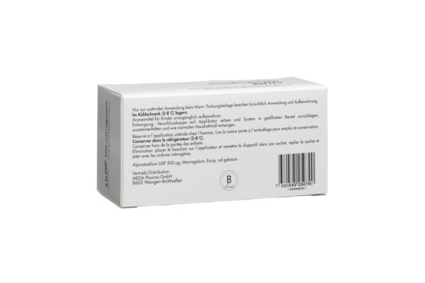 Muse stylo urètre 500 mcg 6 pce