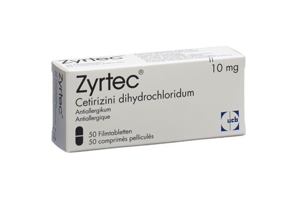 Zyrtec Filmtabl 10 mg 50 Stk