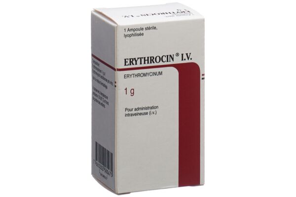 Erythrocin i.v. Trockensub 1000 mg Amp