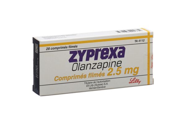 Zyprexa cpr pell 2.5 mg 28 pce