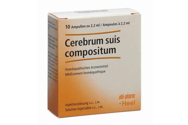 Cerebrum suis compositum Heel sol inj 10 amp 2.2 ml