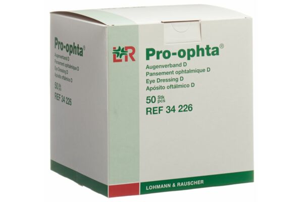 Pro-ophta D Augenverband lichtdicht hautfarbig 50 Stk