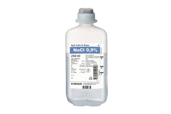 NaCl B. Braun Inf Lös 0.9 % 250ml Ecoflac plus 10 Stk