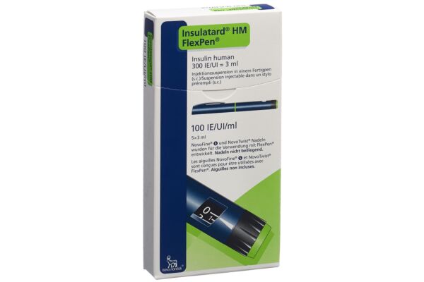 Insulin Insulatard HM FlexPen Fertigpen 5 x 3 ml