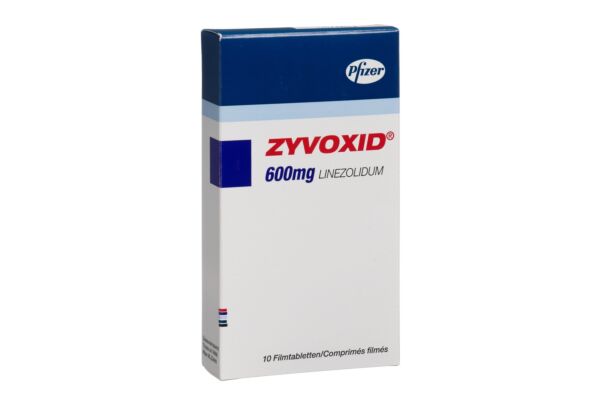 Zyvoxid cpr pell 600 mg 10 pce