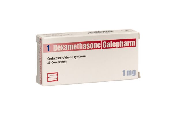 Dexaméthasone Galepharm cpr 1 mg 20 pce