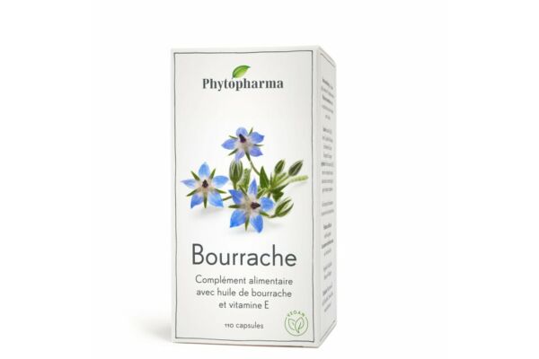 Phytopharma bourrache caps 500 mg 110 pce