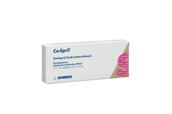 Co-Epril cpr 20/12.5 mg 30 pce