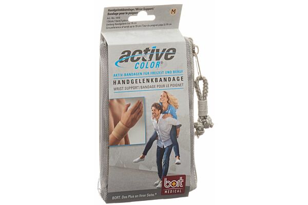 Bort ActiveColor Handgelenkbandage L +19cm beige