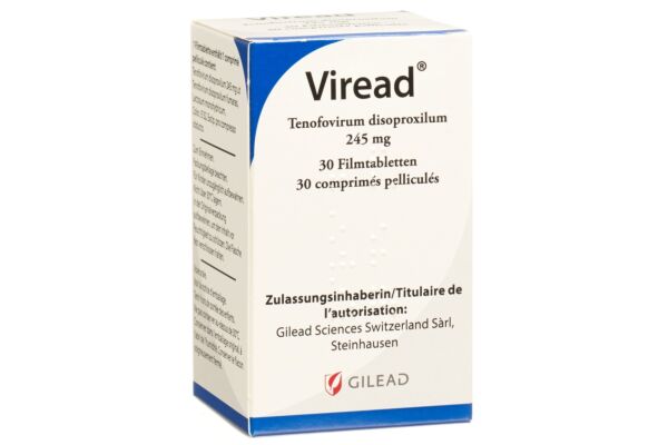 Viread cpr pell 245 mg bte 30 pce