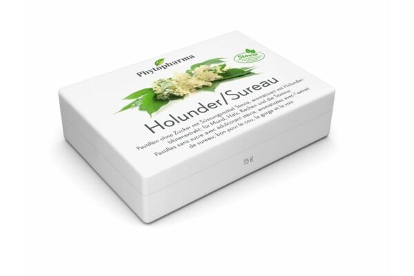 Phytopharma fleurs de sureau pastilles 40 pce