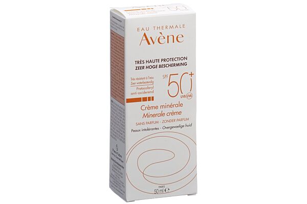 Avène - Crème Solaire Visage Sans Parfum SPF 50+