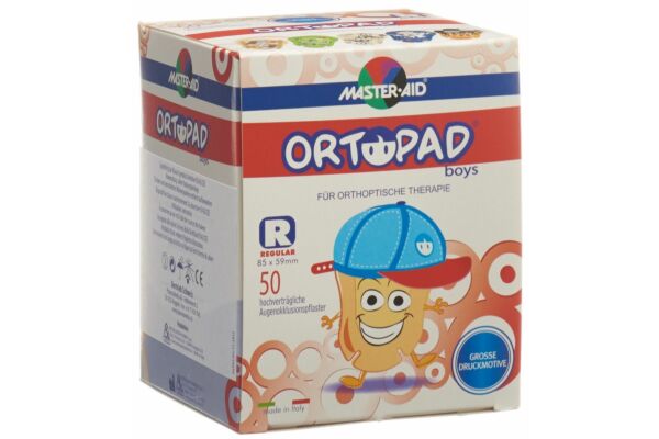 Ortopad Occlusionspflaster Regular Boys ab 4 Jahre 50 Stk