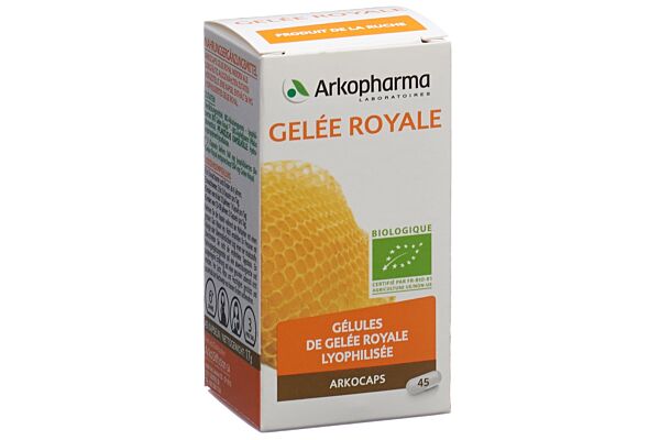 Arkocaps gelée royale pollen caps végétales 45 pce