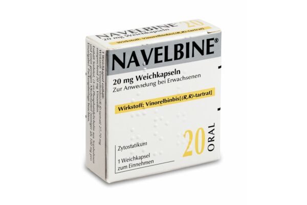 Navelbine caps moll 20 mg