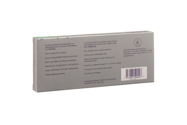 Zoladex safesystem 3.6 mg ser pré