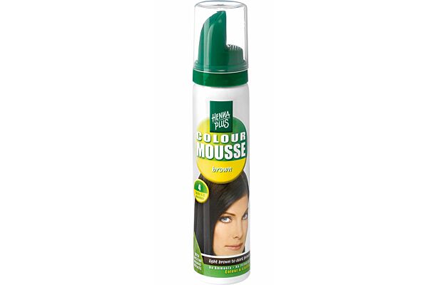 HENNA PLUS Colour Mousse Brown 4 75 ml