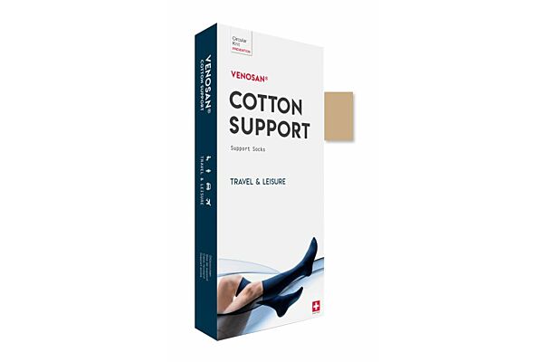 Venosan COTTON SUPPORT Socks A-D XL beige 1 Paar