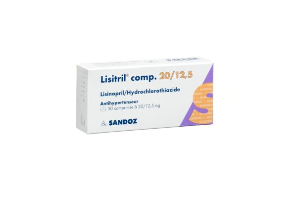 Lisitril comp. cpr 20/12.5 mg 30 pce